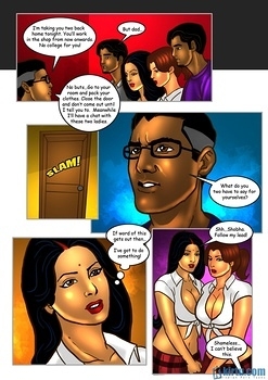 8 muses comic Savita Bhabhi 27 - The Birthday Bash image 14 