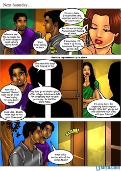 8 muses comic Savita Bhabhi 27 - The Birthday Bash image 9 
