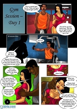 8 muses comic Savita Bhabhi 30 - Sexercise - How It all Began image 7 