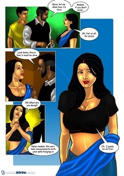 8 muses comic Savita Bhabhi 32 - Savita Bhabhi's Special Tailor image 6 