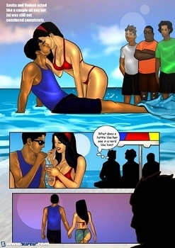 8 muses comic Savita Bhabhi 33 - Sexy Summer Beach image 10 