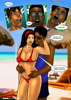 8 muses comic Savita Bhabhi 33 - Sexy Summer Beach image 5 