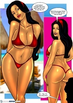 8 muses comic Savita Bhabhi 33 - Sexy Summer Beach image 6 