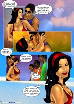 8 muses comic Savita Bhabhi 33 - Sexy Summer Beach image 7 