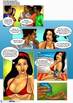 8 muses comic Savita Bhabhi 33 - Sexy Summer Beach image 8 