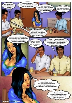 8 muses comic Savita Bhabhi 36 - Ashok's Card Game image 10 