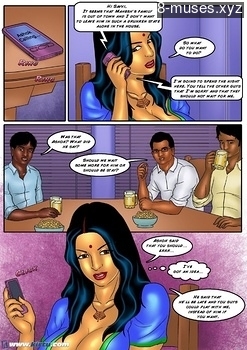 8 muses comic Savita Bhabhi 36 - Ashok's Card Game image 11 