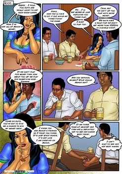 8 muses comic Savita Bhabhi 36 - Ashok's Card Game image 12 