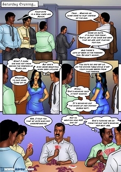 8 muses comic Savita Bhabhi 36 - Ashok's Card Game image 5 