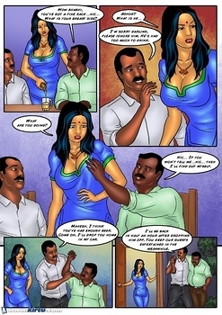 8 muses comic Savita Bhabhi 36 - Ashok's Card Game image 9 