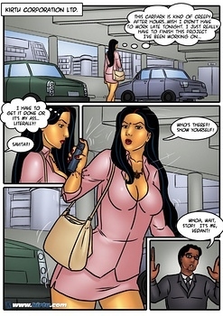 8 muses comic Savita Bhabhi 45 - Savita Gains A Little Job Security image 2 