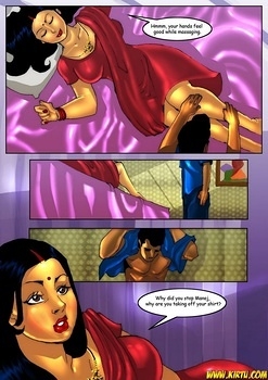 8 muses comic Savita Bhabhi 5 - Servant Boy image 14 