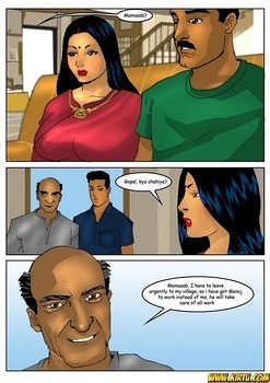 8 muses comic Savita Bhabhi 5 - Servant Boy image 2 