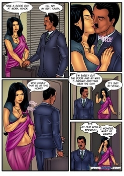 8 muses comic Savita Bhabhi 53 - Couple's Massage image 2 