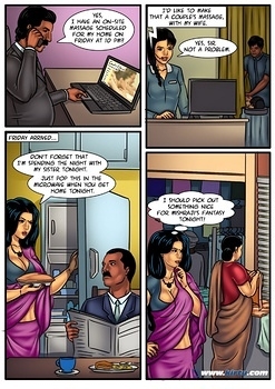 8 muses comic Savita Bhabhi 53 - Couple's Massage image 7 