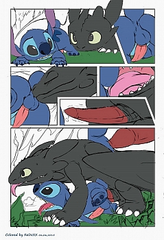 8 muses comic Stitch vs Toothless image 2 