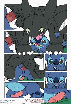 8 muses comic Stitch vs Toothless image 3 