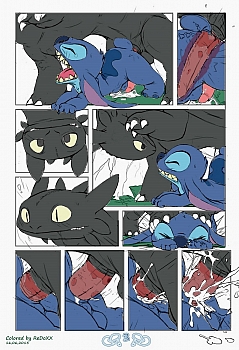 8 muses comic Stitch vs Toothless image 4 