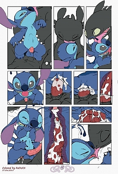 8 muses comic Stitch vs Toothless image 6 