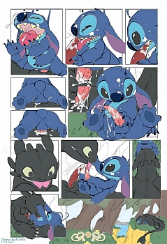 8 muses comic Stitch vs Toothless image 9 