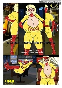 Super Heroine Hjinks Erotica Comics