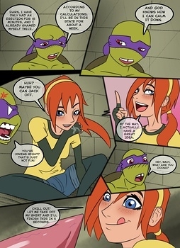 8 muses comic TMNT - Relax In April image 10 
