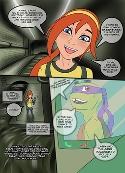 8 muses comic TMNT - Relax In April image 2 