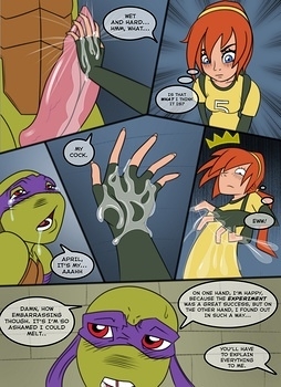 8 muses comic TMNT - Relax In April image 7 