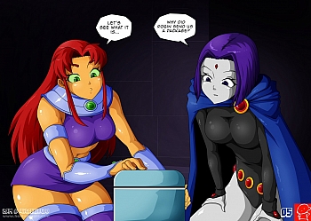 8 muses comic Teen Titans 1 - The Magic Crystal image 6 