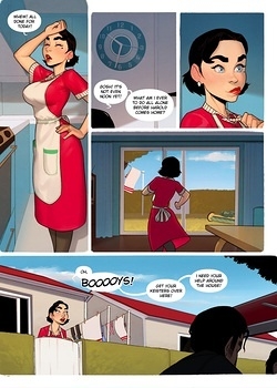 8 muses comic The Good Old Times (hairy) image 3 