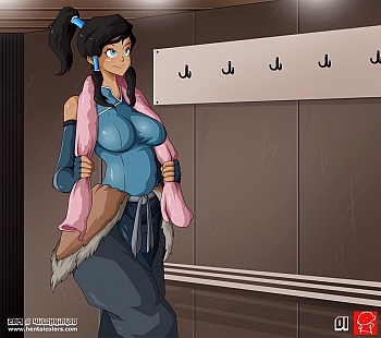 8 muses comic The Legend Of Korra 1 - Shower Time image 2 