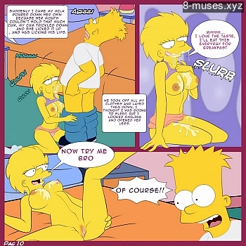 8 muses comic The Simpsons 1 - A Visit From The Sisters image 11 