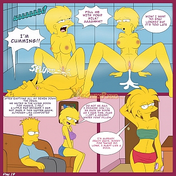 8 muses comic The Simpsons 1 - A Visit From The Sisters image 20 