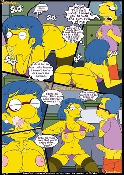 8 muses comic The Simpsons 6 - Learning With Mom image 18 
