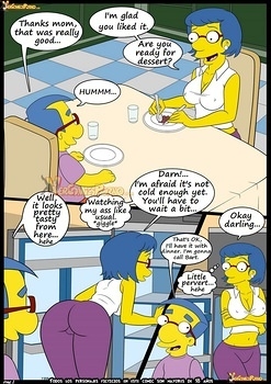 8 muses comic The Simpsons 6 - Learning With Mom image 2 