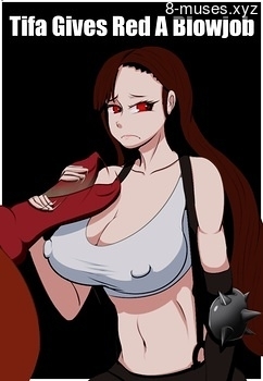8 muses comic Tifa Gives Red A Blowjob image 1 