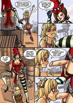 8 muses comic Tiny Tina And Mad Moxxi's Tea Party image 2 