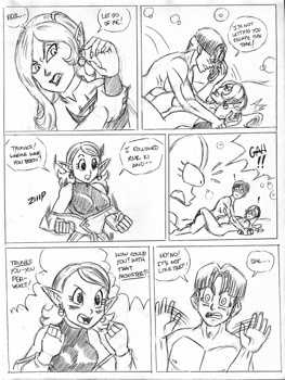 8 muses comic Trunks And Towa image 7 