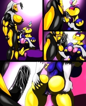 8 muses comic Wasp Queen VS Queen Sectonia image 6 
