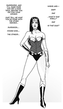 8 muses comic Wonder Woman VS The Bimbo Toxin image 3 