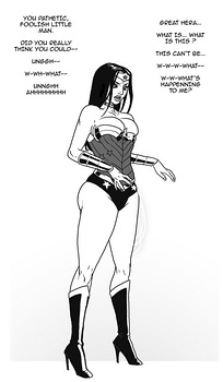 8 muses comic Wonder Woman VS The Bimbo Toxin image 4 