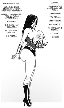8 muses comic Wonder Woman VS The Bimbo Toxin image 6 