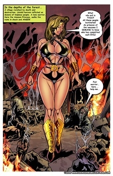 8 muses comic Xera Amazon Princess - The Terror Of Morghantos The Wizard image 2 