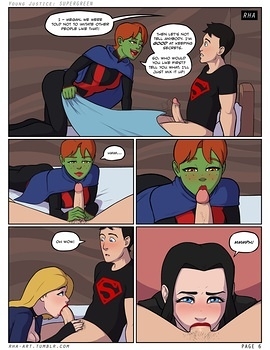 8 muses comic Young Justice - Supergreen image 7 