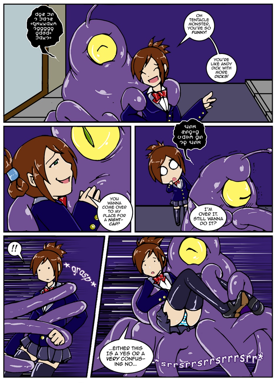 Adult Monster Porn Comic - 8-muses-A-Date-With-A-Tentacle-Monster-1 comic image 04
