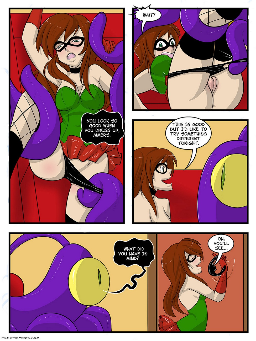 8-muses-A-Date-With-A-Tentacle-Monster-Halloween-Special comic image 05