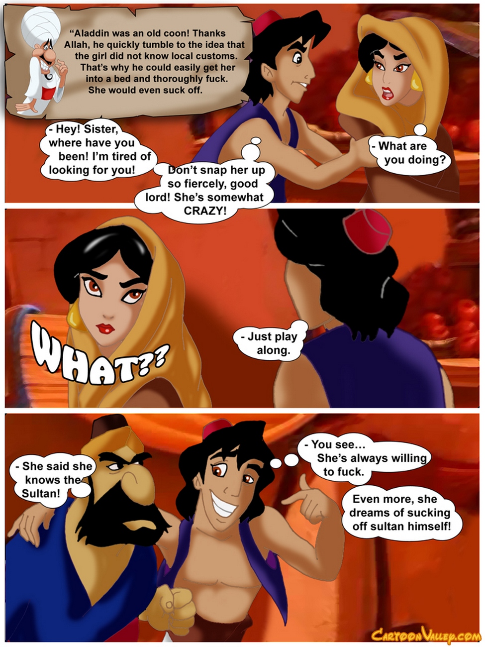 Aladdin Porn Comics - 8-muses-Aladdin-The-Fucker-From-Agrabah comic image 25
