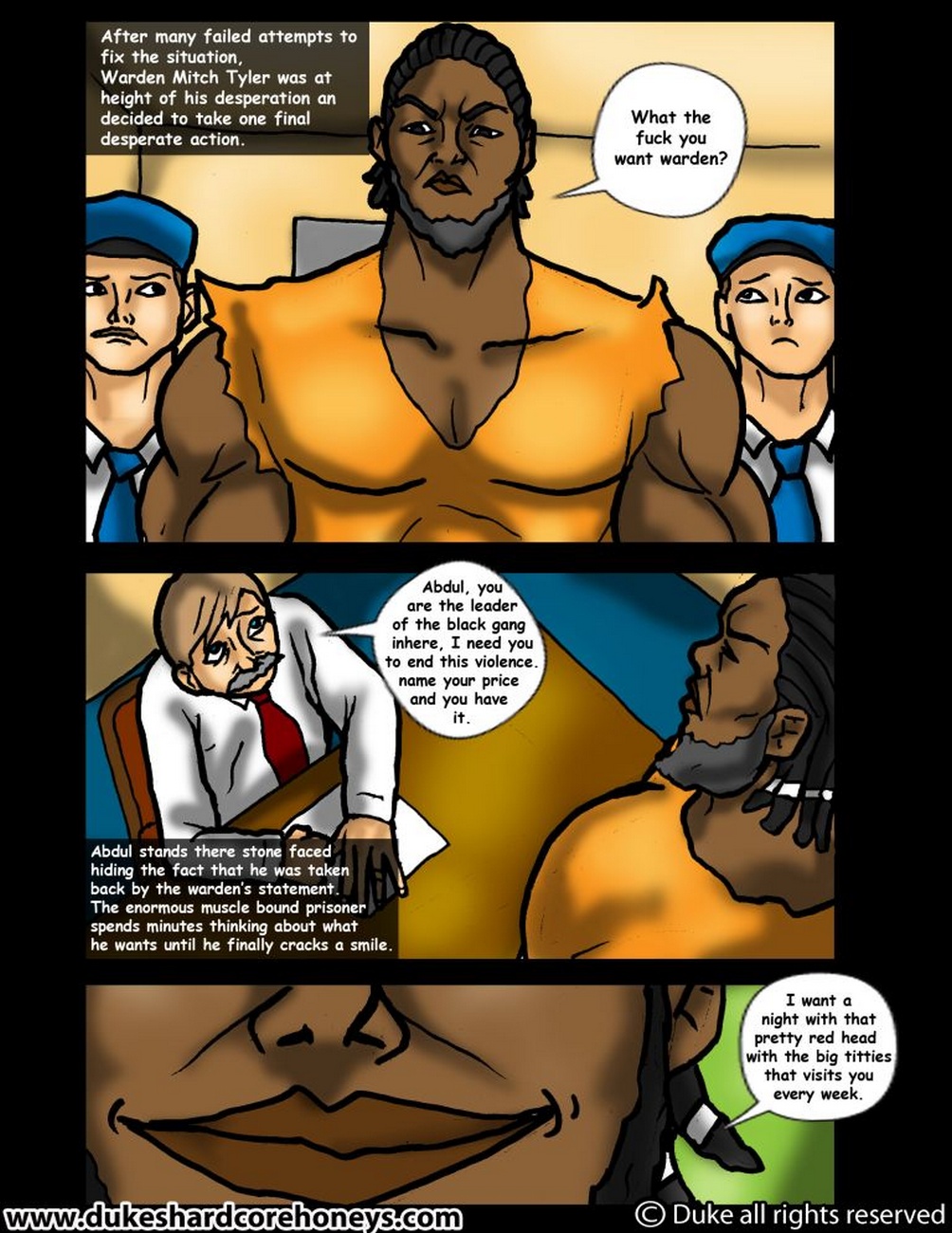 Prisoner Porn Comics - 8-muses-Prison-Control-1 comic image 3
