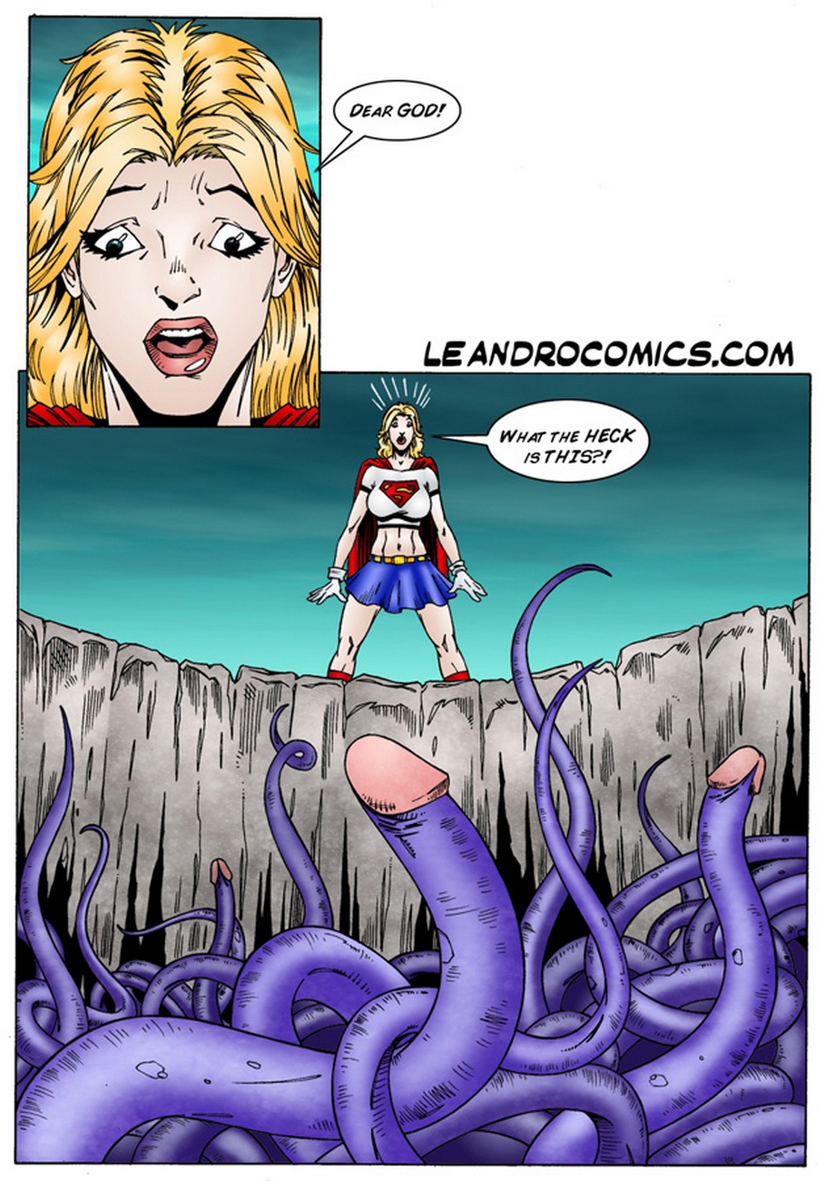 Cartoon Supergirl Nude - 8-muses-Supergirl comic image 04