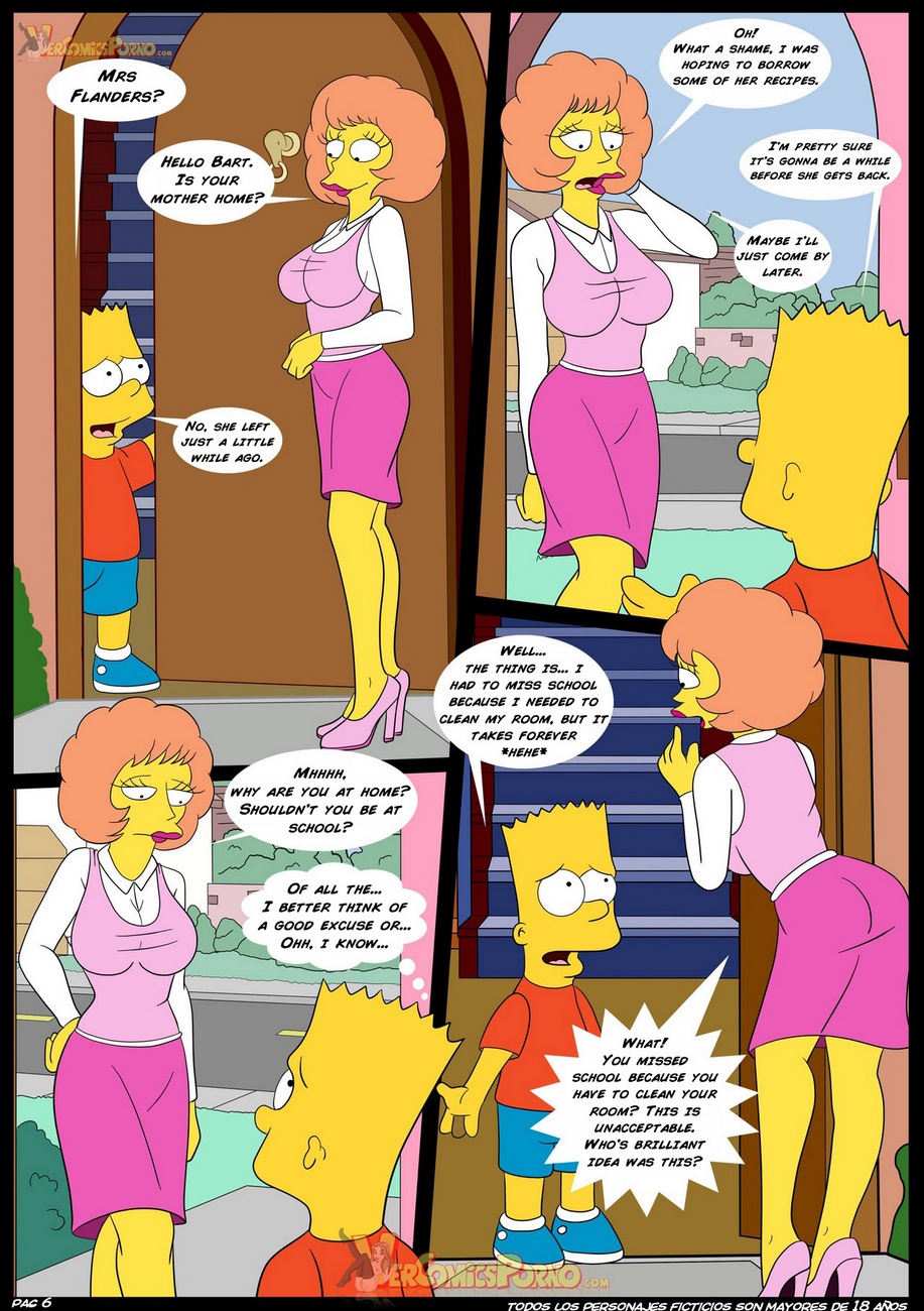 8-muses-The-Simpsons-4-An-Unexpected-Visit comic image 07